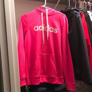 pink adidas hoodie